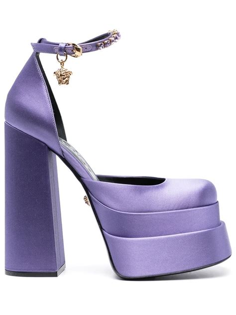 versace high-top-sneakers mit medusa-detail|versace medusa aevitas pumps.